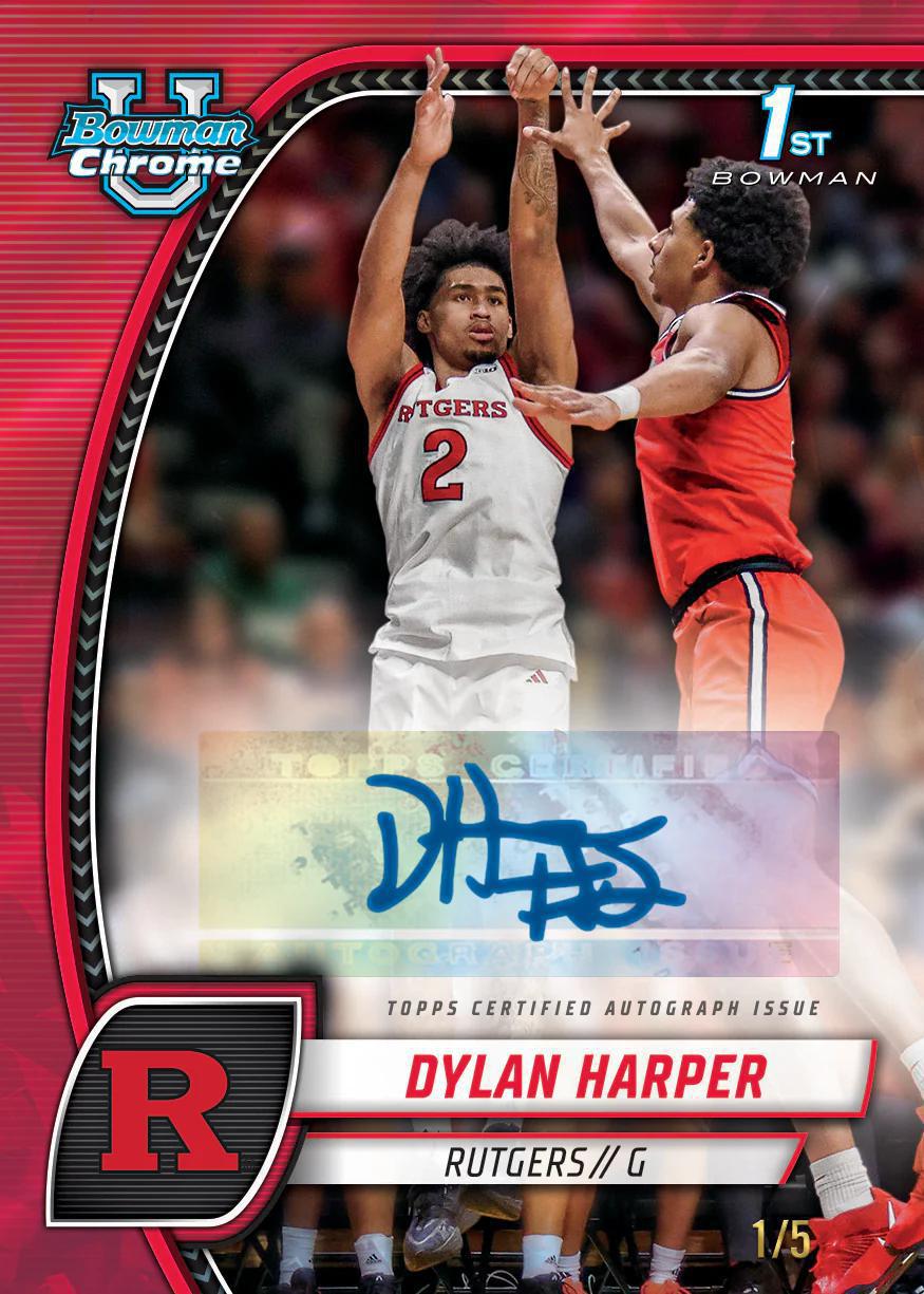 2024/25 Bowman University Chrome Basketball Sapphire Edition