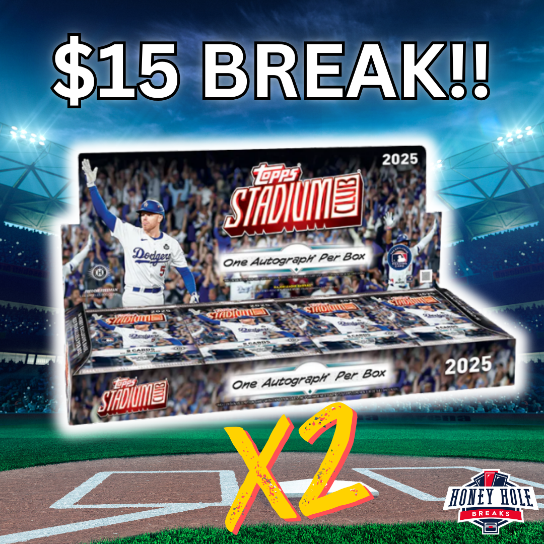 $15 2 Box 2025 Topps Stadium Club Baseball Hobby - RANDOM TEAM Break #1520