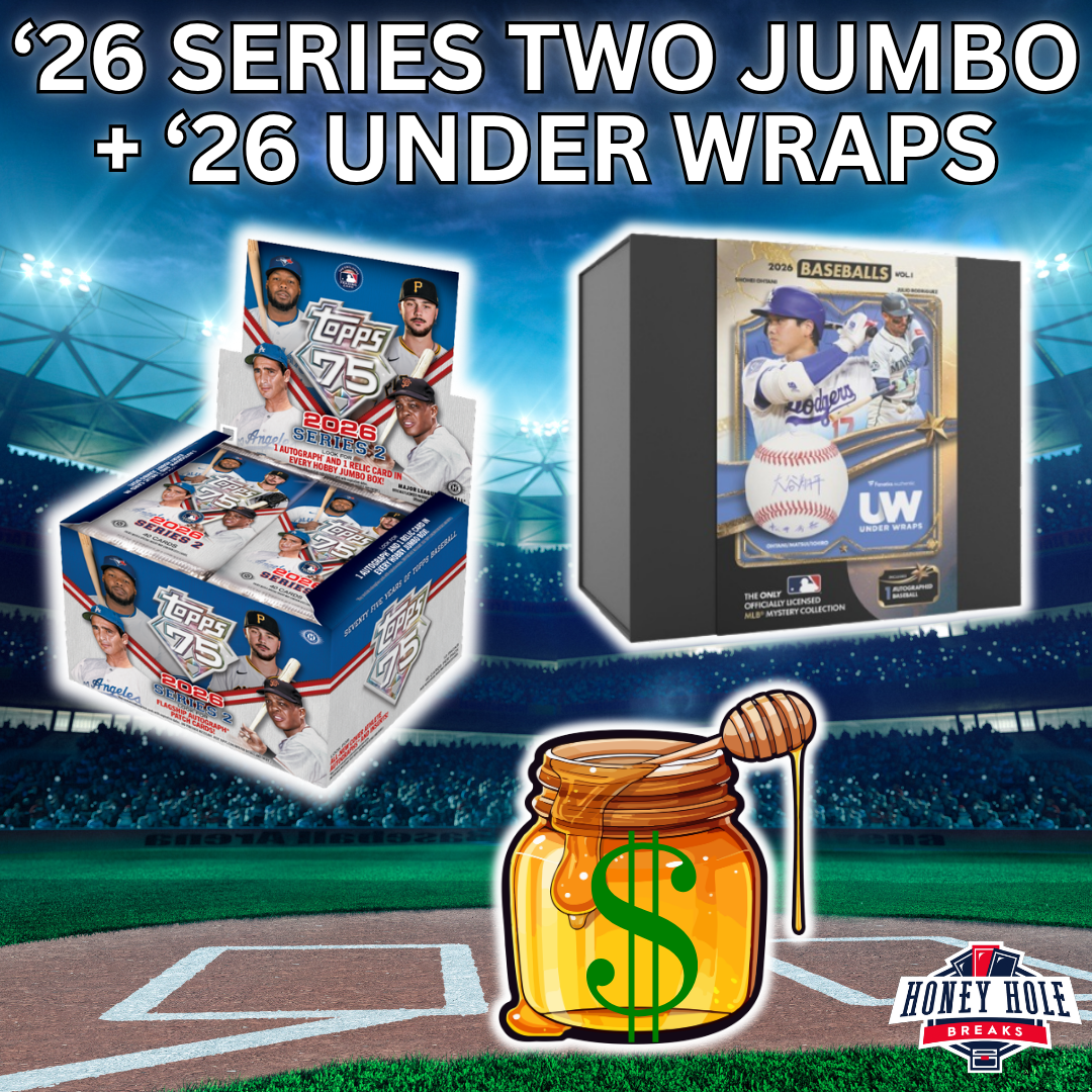 1x 2026 Topps Series 2 Baseball Jumbo, 1x 2026 Under Wraps Autographed Baseball - 3 RANDOM TEAM Break #1787