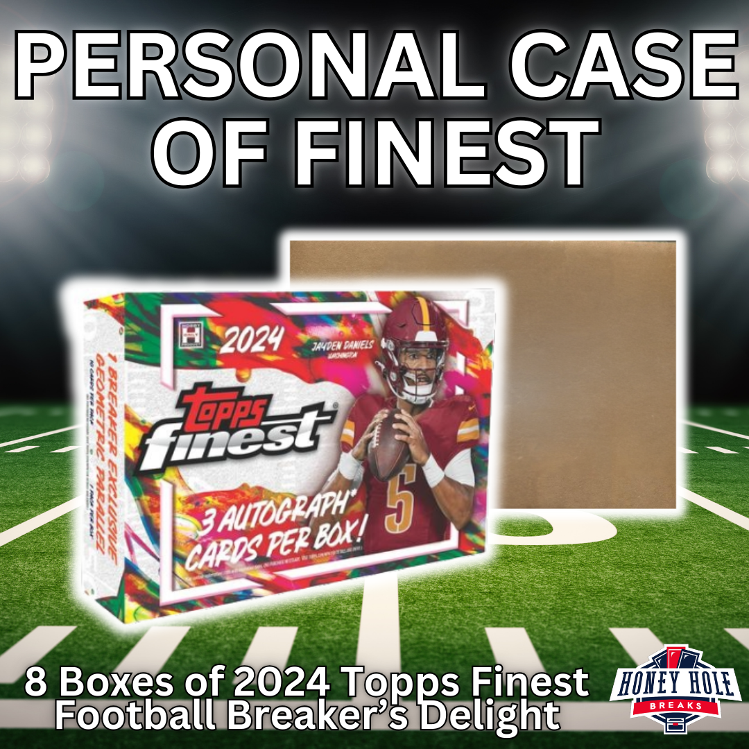 8 Box Case of 2024 Topps Finest Football Breaker's Delight