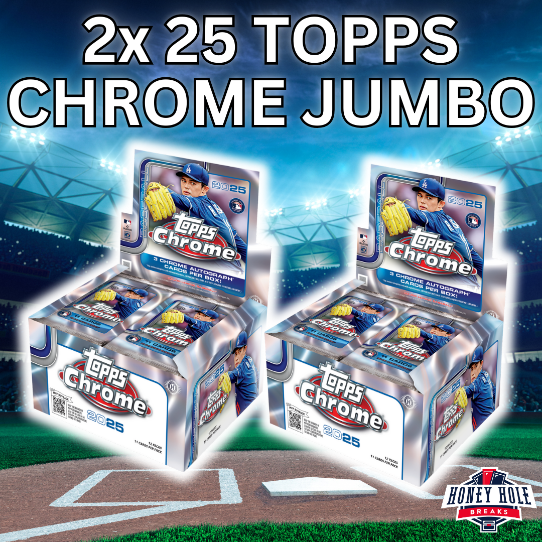 2025 Topps Chrome Baseball Jumbo - 2 Box Random Team Break #1118
