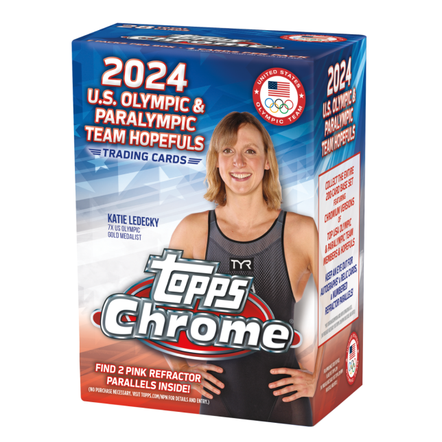 2024 Topps Chrome U.S. Olympic & Paralympic Team Hopefuls Value Box