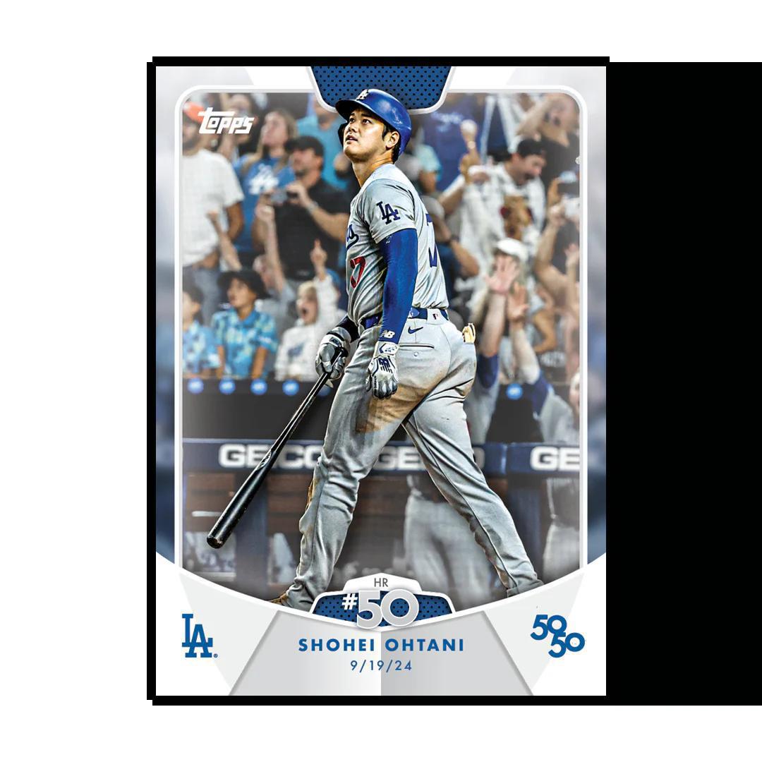2024 Topps Shohei Ohtani 50/50 Pack - 10 Pack Box