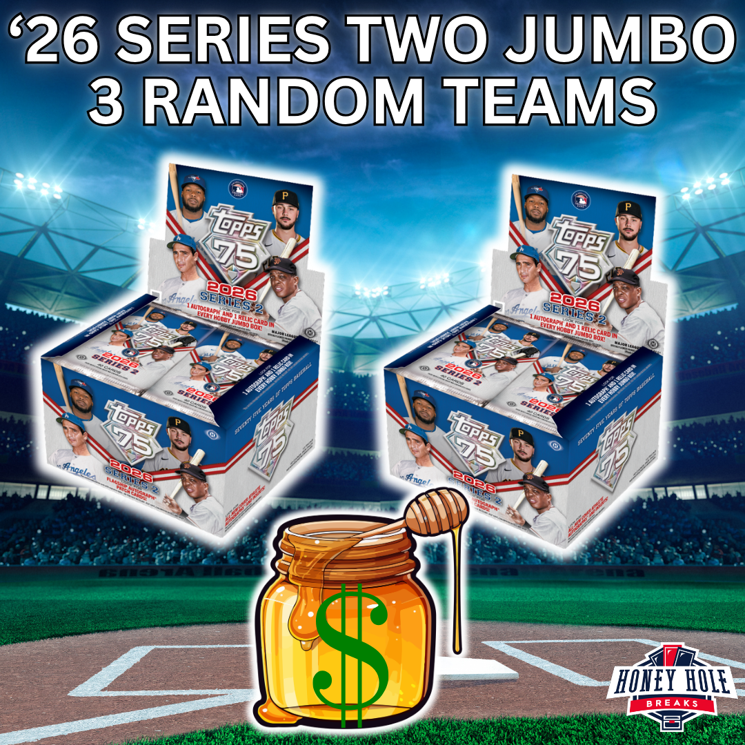 2x 2026 Topps Series 2 Baseball Jumbo - 3 RANDOM TEAM Break #1806