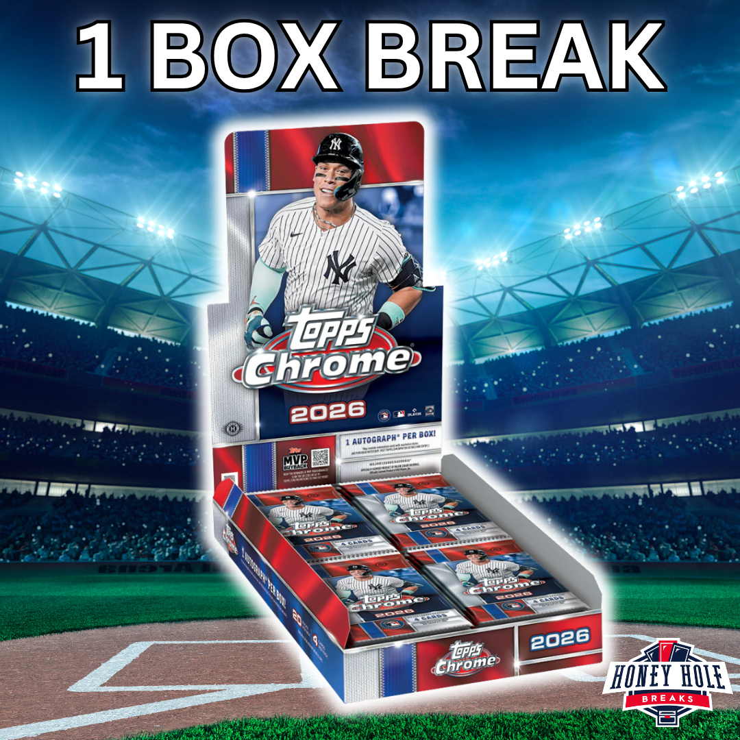$20 1 Box 2026 Topps Chrome Baseball Hobby - RANDOM TEAM Break #2008