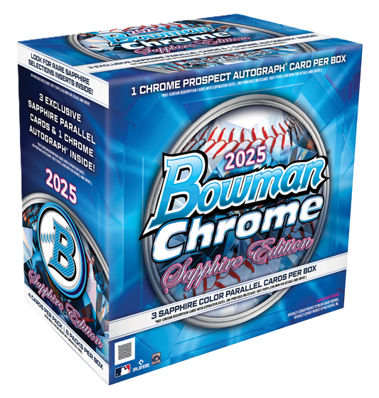 2025 Bowman Chrome Baseball Sapphire Edition Box