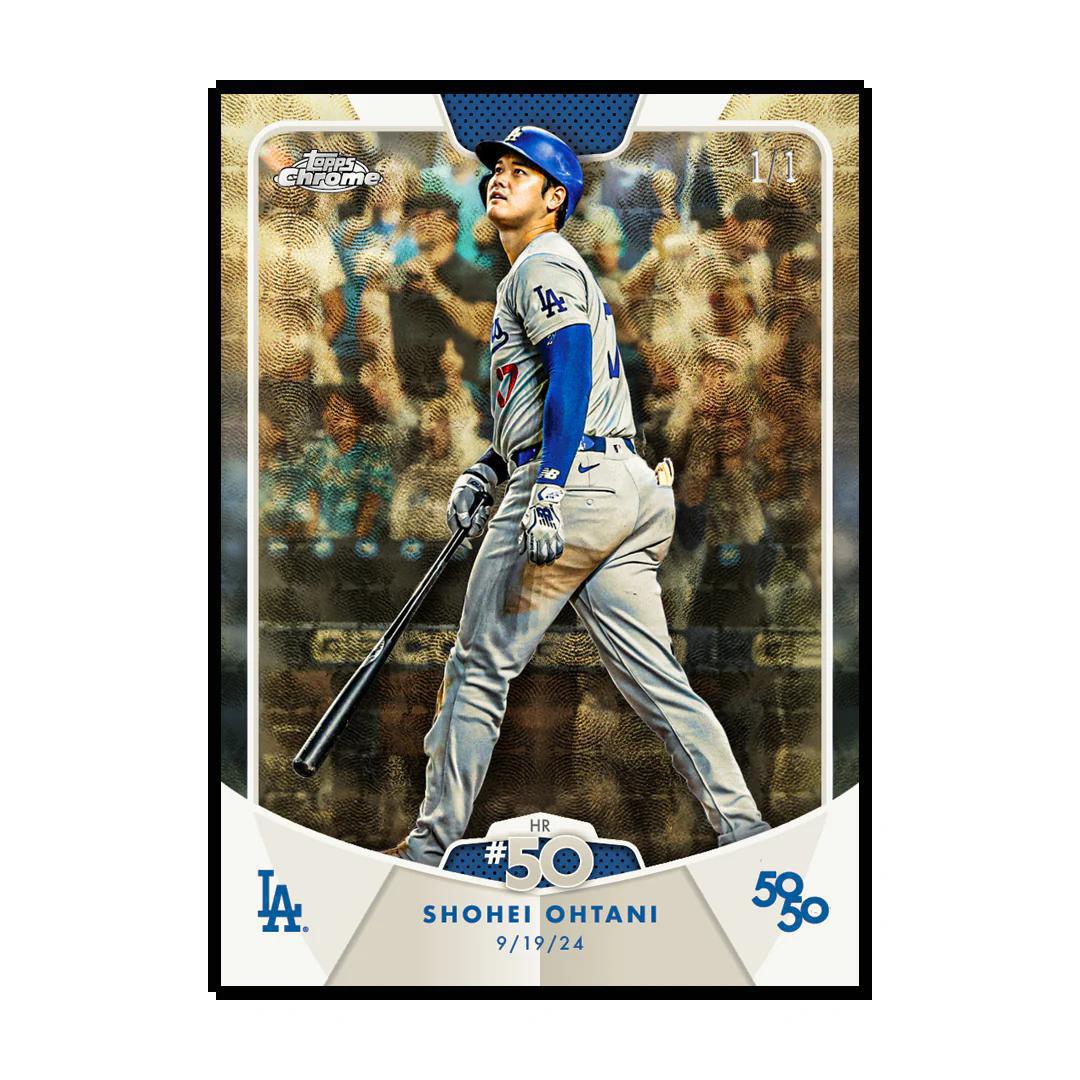 2024 Topps Shohei Ohtani 50/50 Pack - 10 Pack Box