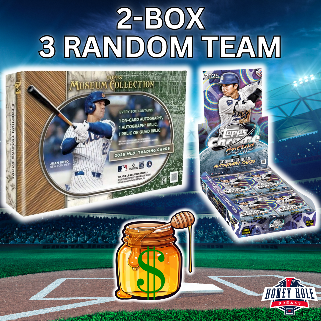 1x 2025 Topps Museum Collection Hobby, 1x 2025 Topps Cosmic Chrome Hobby - 3 RANDOM TEAM Break #1533