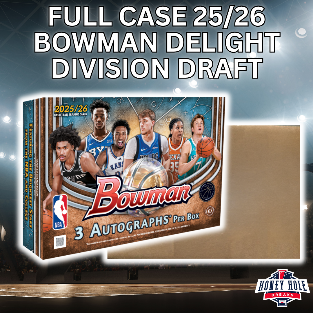 FULL CASE 2025/26 Bowman Basketball Delight (6 Boxes) - DIVISION DRAFT Break #1655