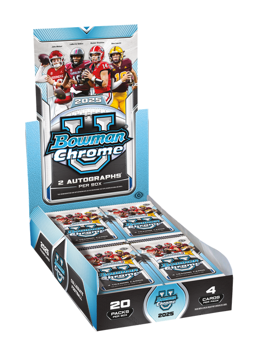 2025 Bowman Chrome University Football Hobby Box