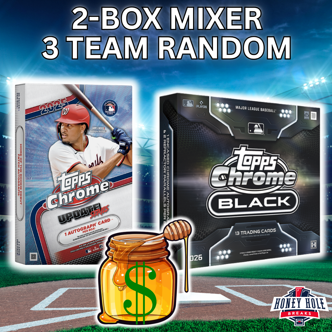 1x 2026 Topps Chrome Black Baseball Hobby, 1x 2025 Topps Chrome Update Baseball Hobby - 3 RANDOM TEAM Break #1716
