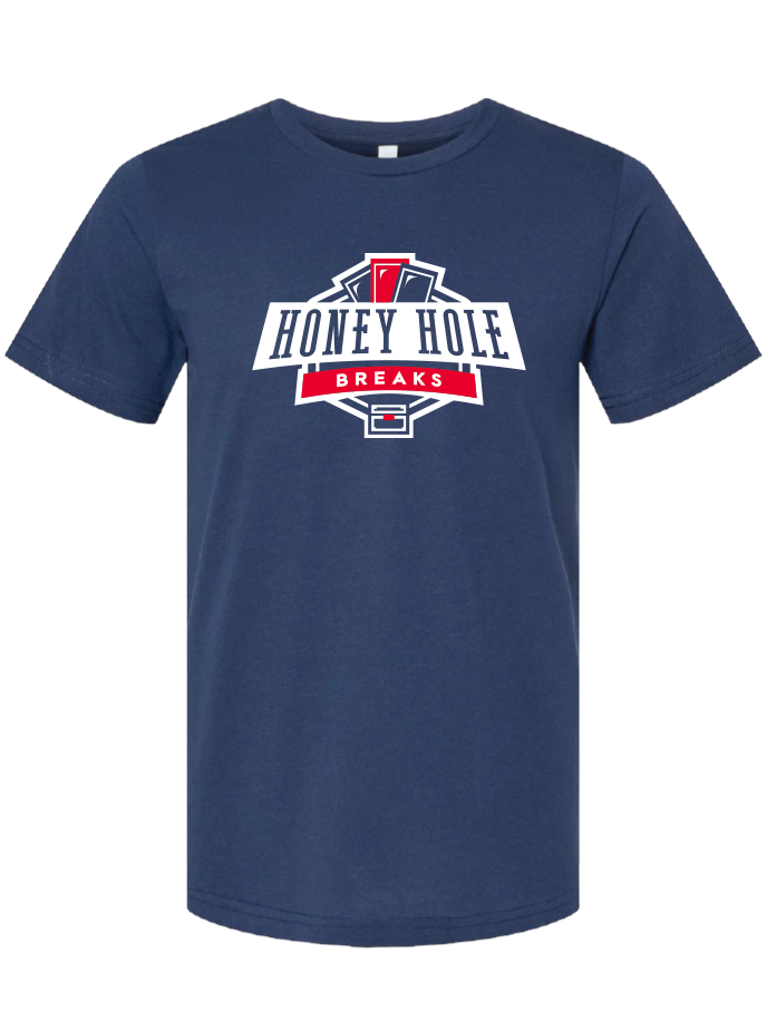 Honey Hole Breaks T-Shirt Navy Blue