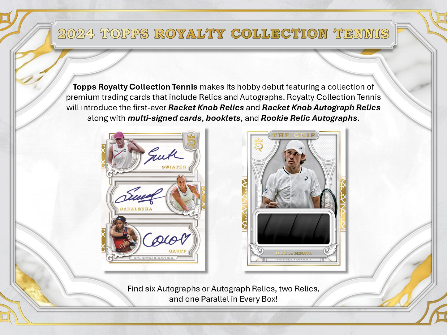 2024 Topps Royalty Tennis Hobby Box