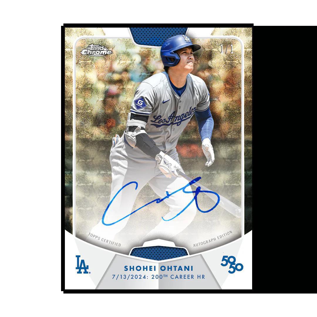 2024 Topps Shohei Ohtani 50/50 Pack - 10 Pack Box