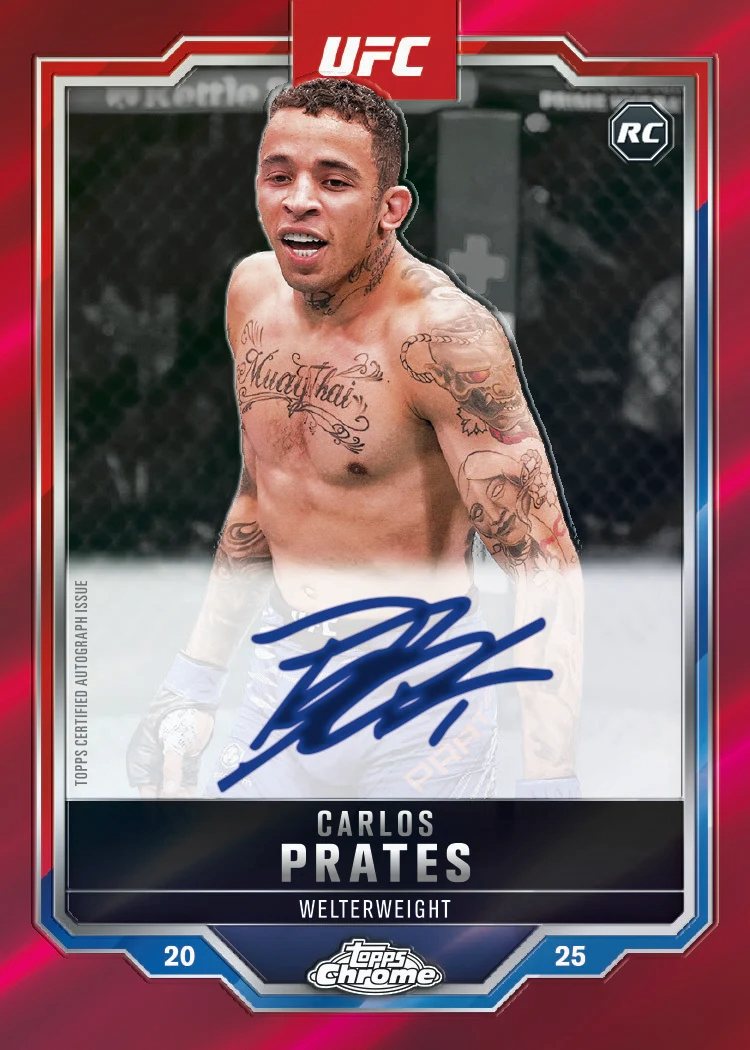 2025 Topps UFC Chrome Hobby Box