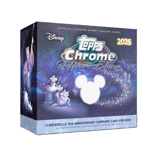 2025 Topps Chrome Disney Sapphire Edition Box