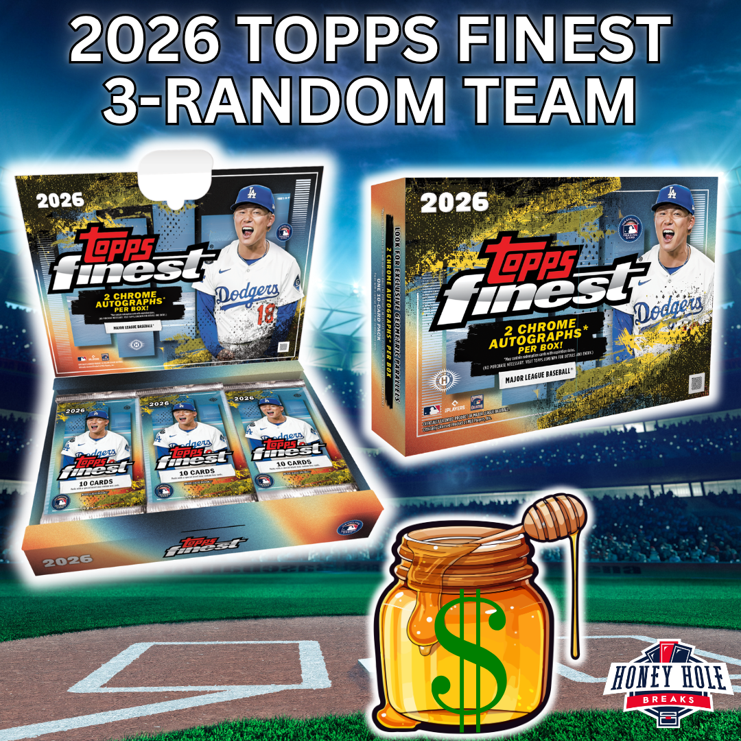1x 2026 Topps Finest Baseball Delight, 1x 2026 Topps Finest Baseball Hobby - 3 RANDOM TEAM Break #1861