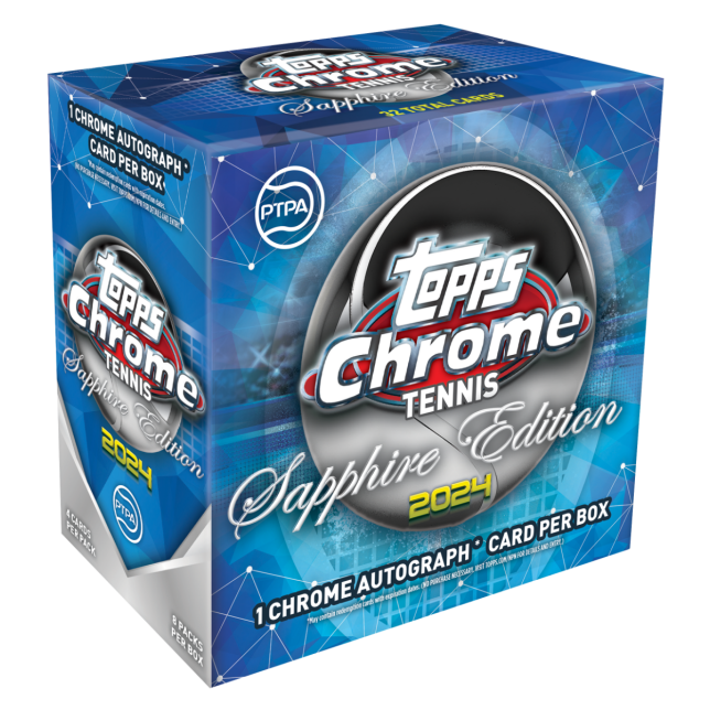 2024 Topps Chrome Tennis Sapphire Edition Box