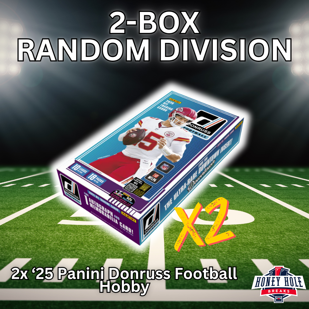 2x '25 Panini Donruss Football Hobby - RANDOM DIVISION Break #1168