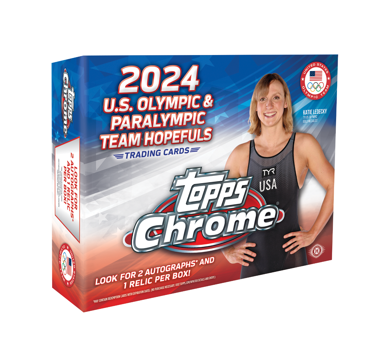 2024 Topps Chrome US Olympic & Paralympic Hopefuls Hobby Box