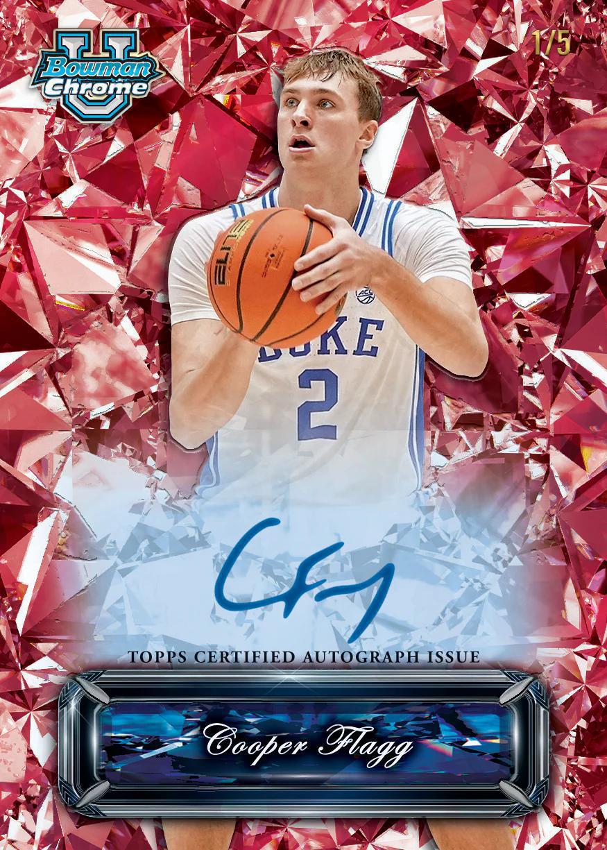 2024/25 Bowman University Chrome Basketball Sapphire Edition