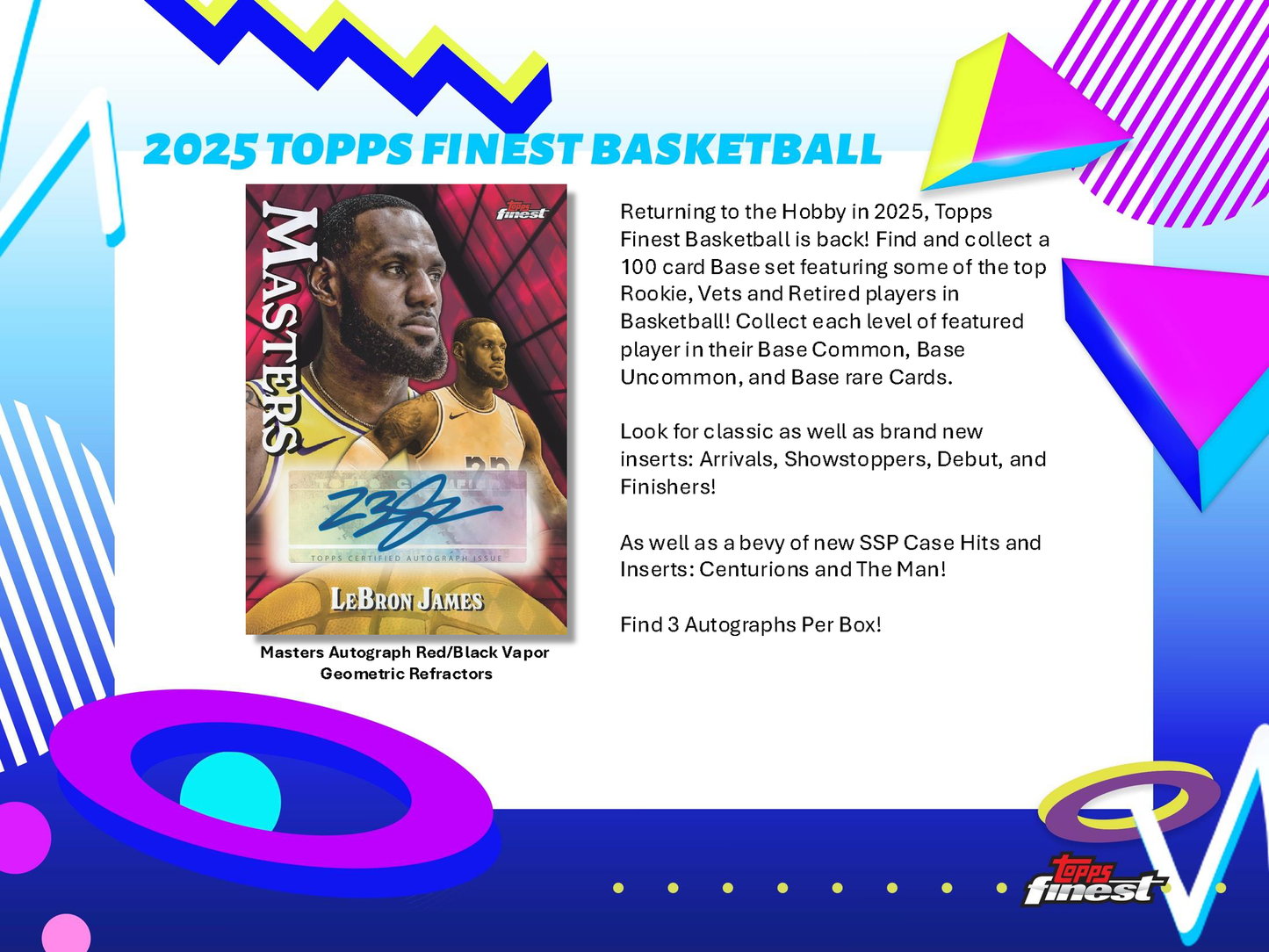 2024/25 Topps Finest Basketball Breaker's Delight Box