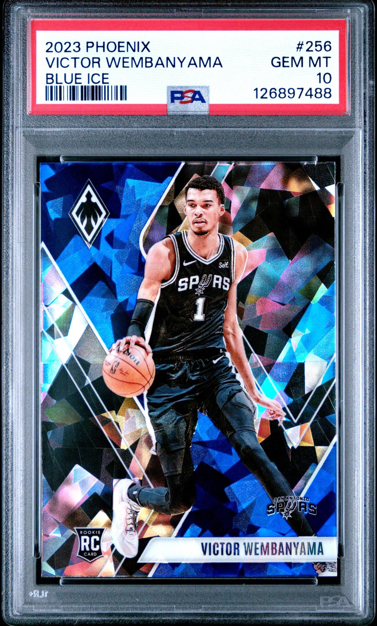 2023 PANINI PHOENIX 256 VICTOR WEMBANYAMA BLUE ICE