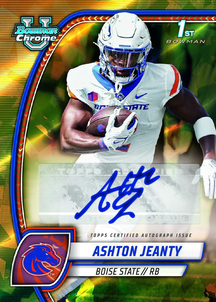 2024 Bowman Chrome University Football Sapphire Edition Box