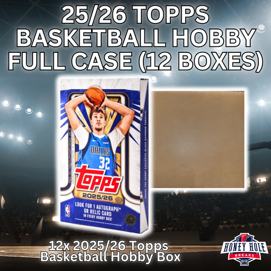 FULL CASE 2025/26 Topps Basketball Hobby (12-Box) - Pick Your Team Break #1205