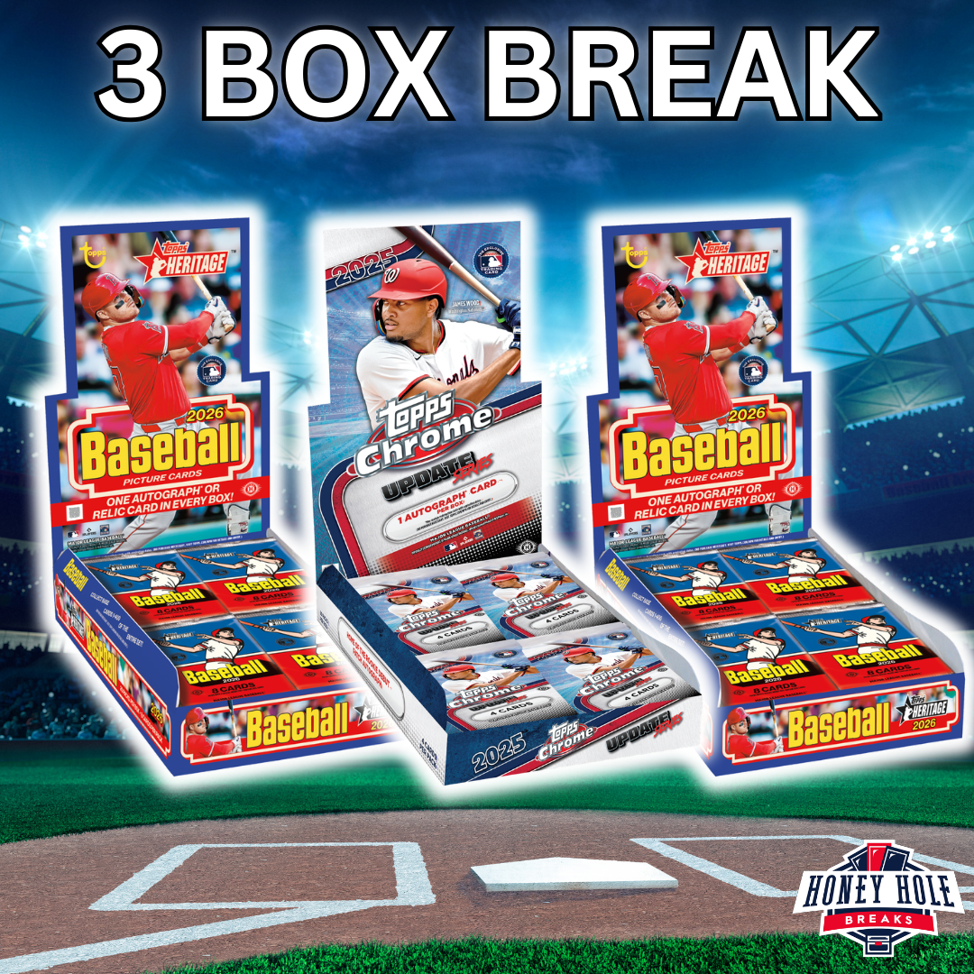 2x 2026 Topps Heritage Baseball Hobby, 1x 2025 Topps Chrome Update Baseball Hobby - RANDOM TEAM Break #1570
