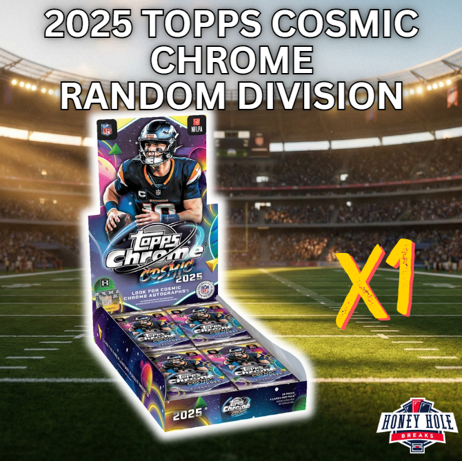1x '25 Topps Cosmic Chrome Football Hobby - RANDOM DIVISION Break #1966