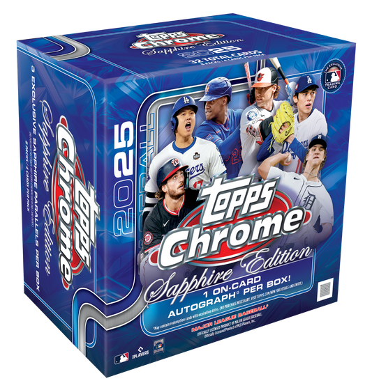 2025 Topps Chrome Baseball Sapphire Edition Box