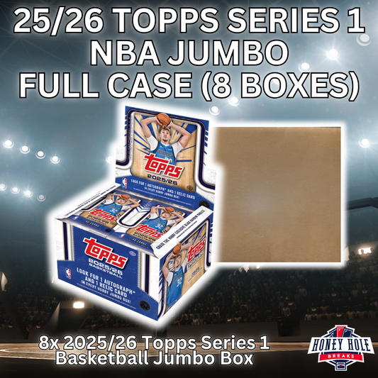 FULL CASE 2025/26 Topps Basketball Jumbo (8-Box) - Pick Your Team Break #1206