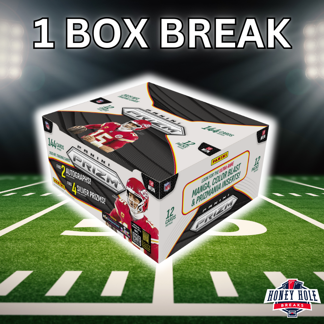 1 Box 2025 Panini Prizm Football Hobby - RANDOM TEAM Break #1447