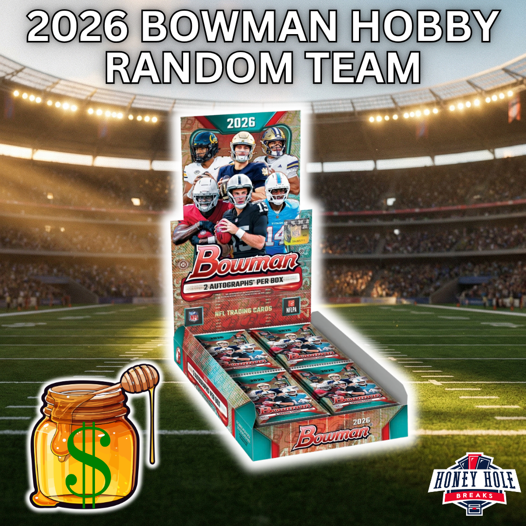 1x 2026 Bowman Football Hobby - RANDOM TEAM Break #2143