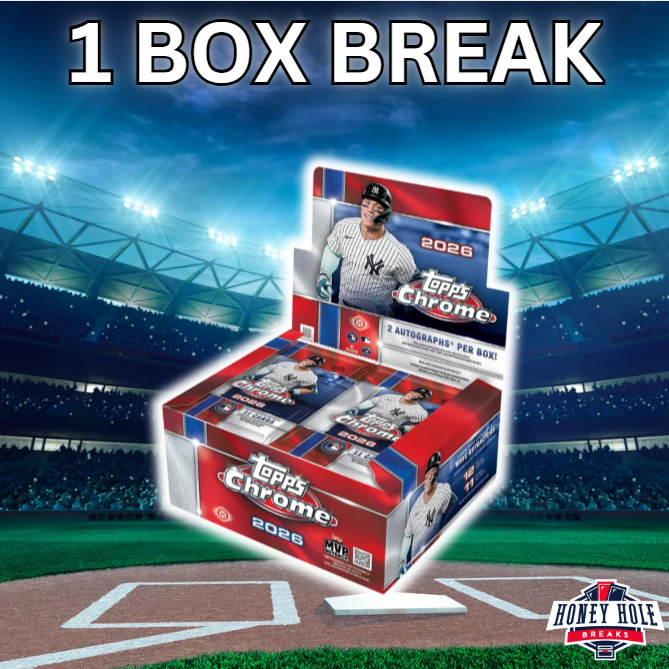 1 Box 2026 Topps Chrome Baseball Jumbo - RANDOM TEAM Break #1942