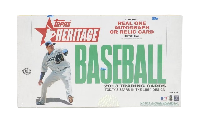 2013 Topps Heritage Baseball Hobby Box