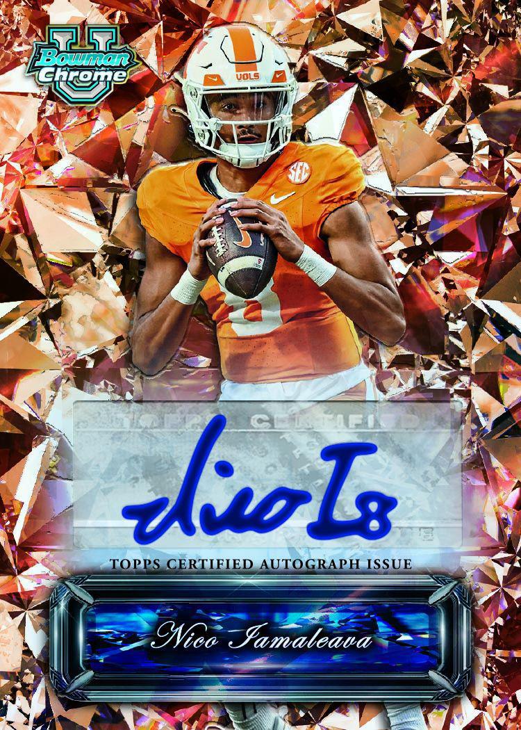 2024 Bowman Chrome University Football Sapphire Edition Box