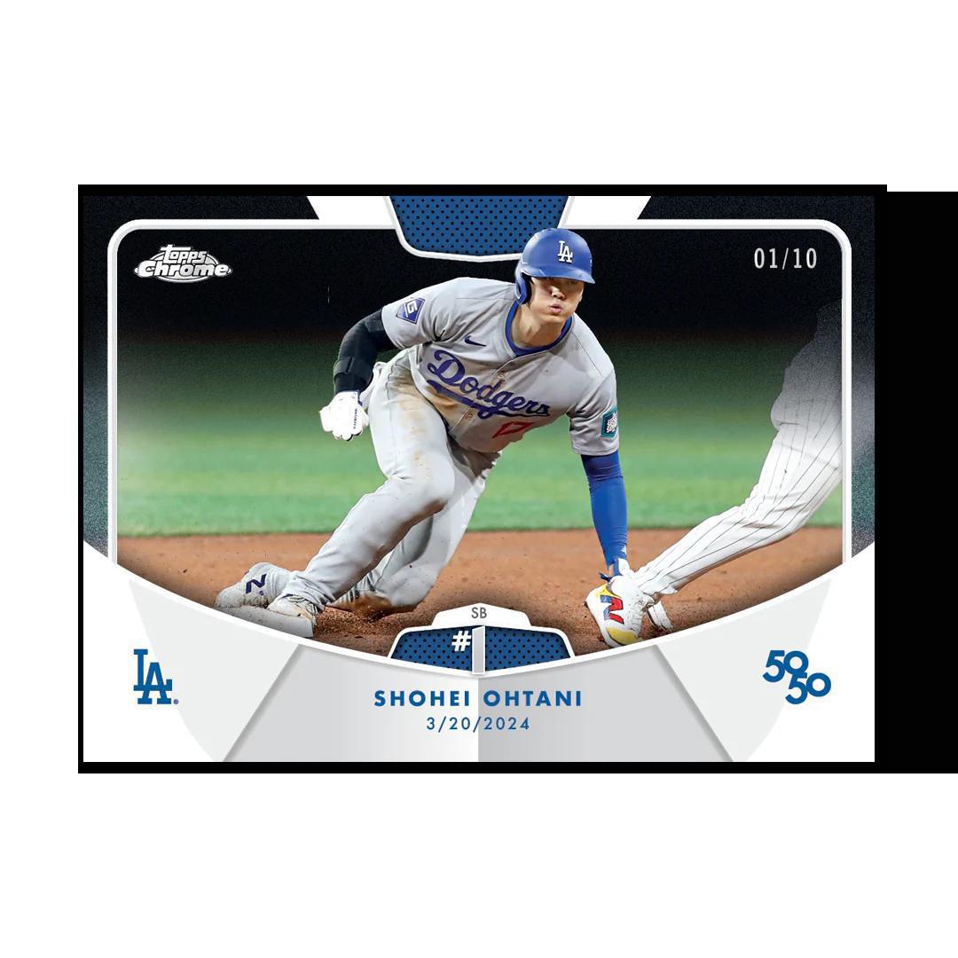 2024 Topps Shohei Ohtani 50/50 Pack - 10 Pack Box