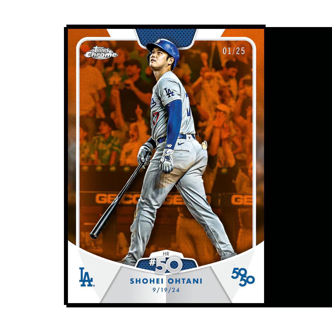 2024 Topps Shohei Ohtani 50/50 Pack - 10 Pack Box