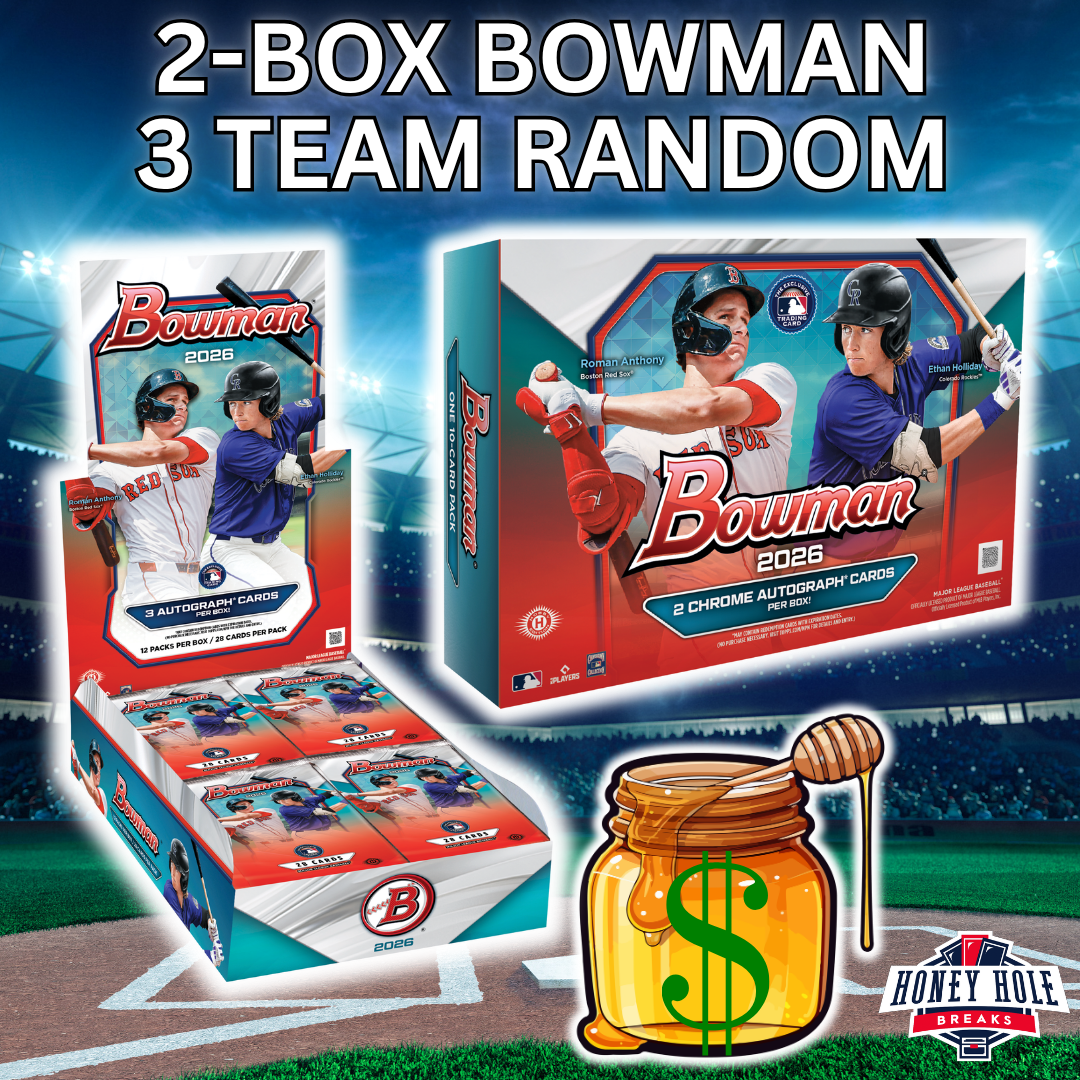 1x 2026 Bowman Baseball Delight, 1x 2026 Bowman Baseball Jumbo - 3 RANDOM TEAM Break #1718