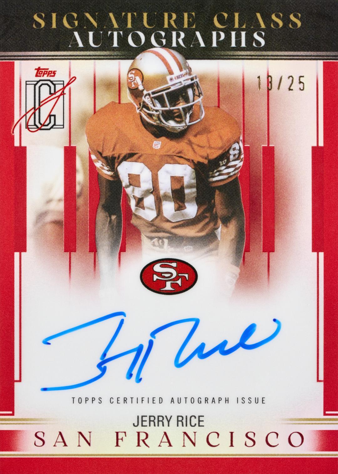 2025 Topps Signature Class Football Blaster Box