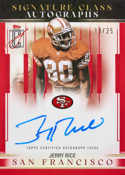 2025 Topps Signature Class Football Blaster Box