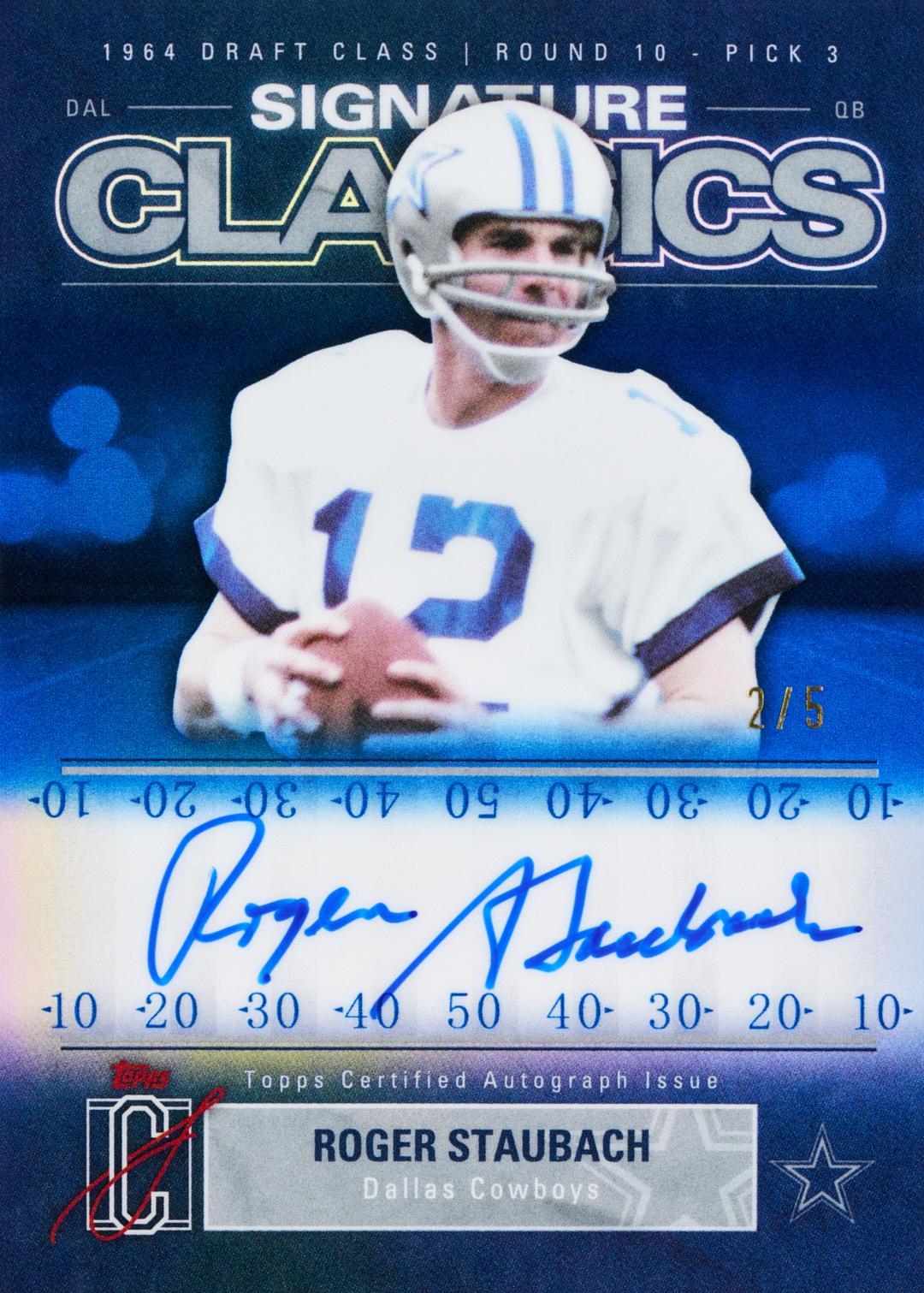 2025 Topps Signature Class Football Blaster Box