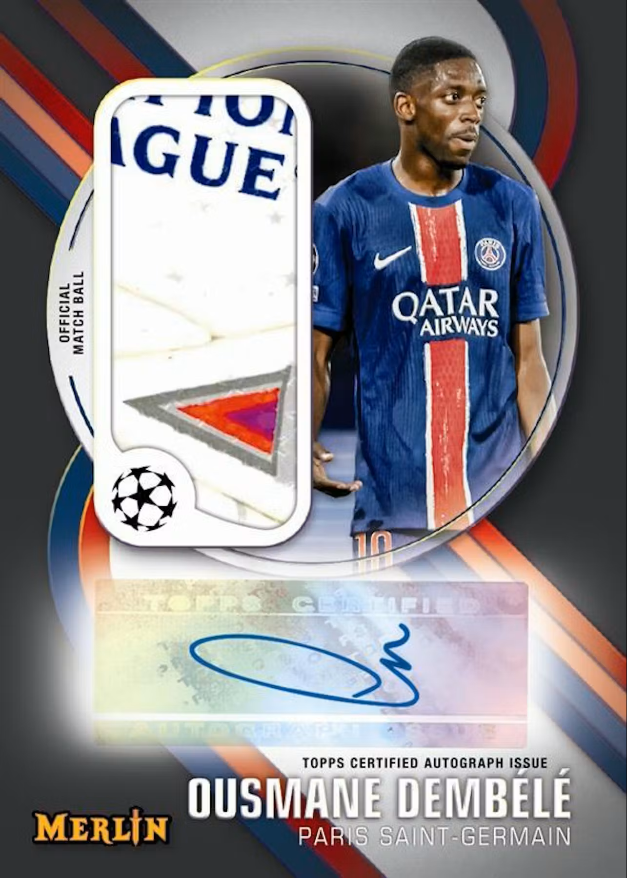 2024/25 Topps UEFA Club Competitions Merlin Chrome Soccer Hobby Box