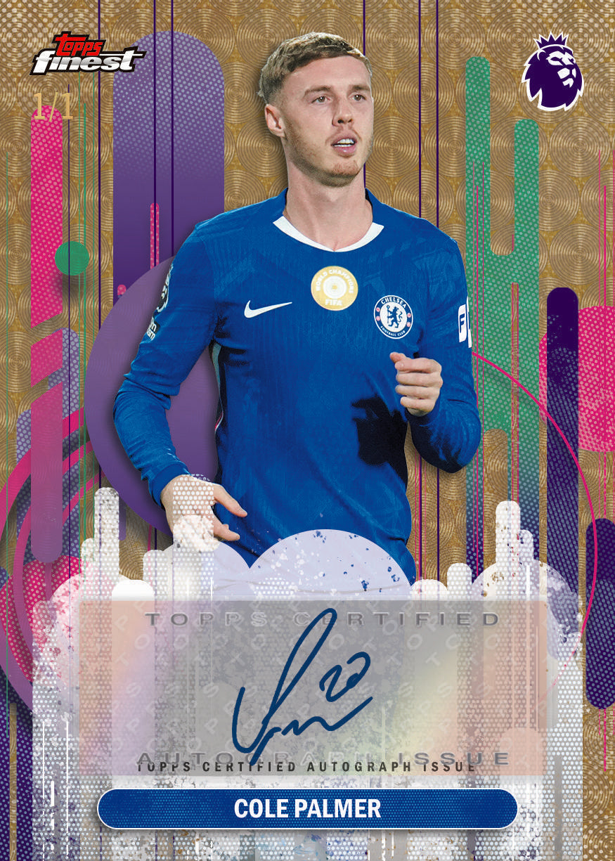 2026 Topps Finest Premier League Soccer Hobby Box