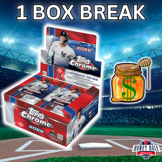 1x 2026 Topps Chrome Baseball Jumbo -  3 RANDOM TEAM Break #2122