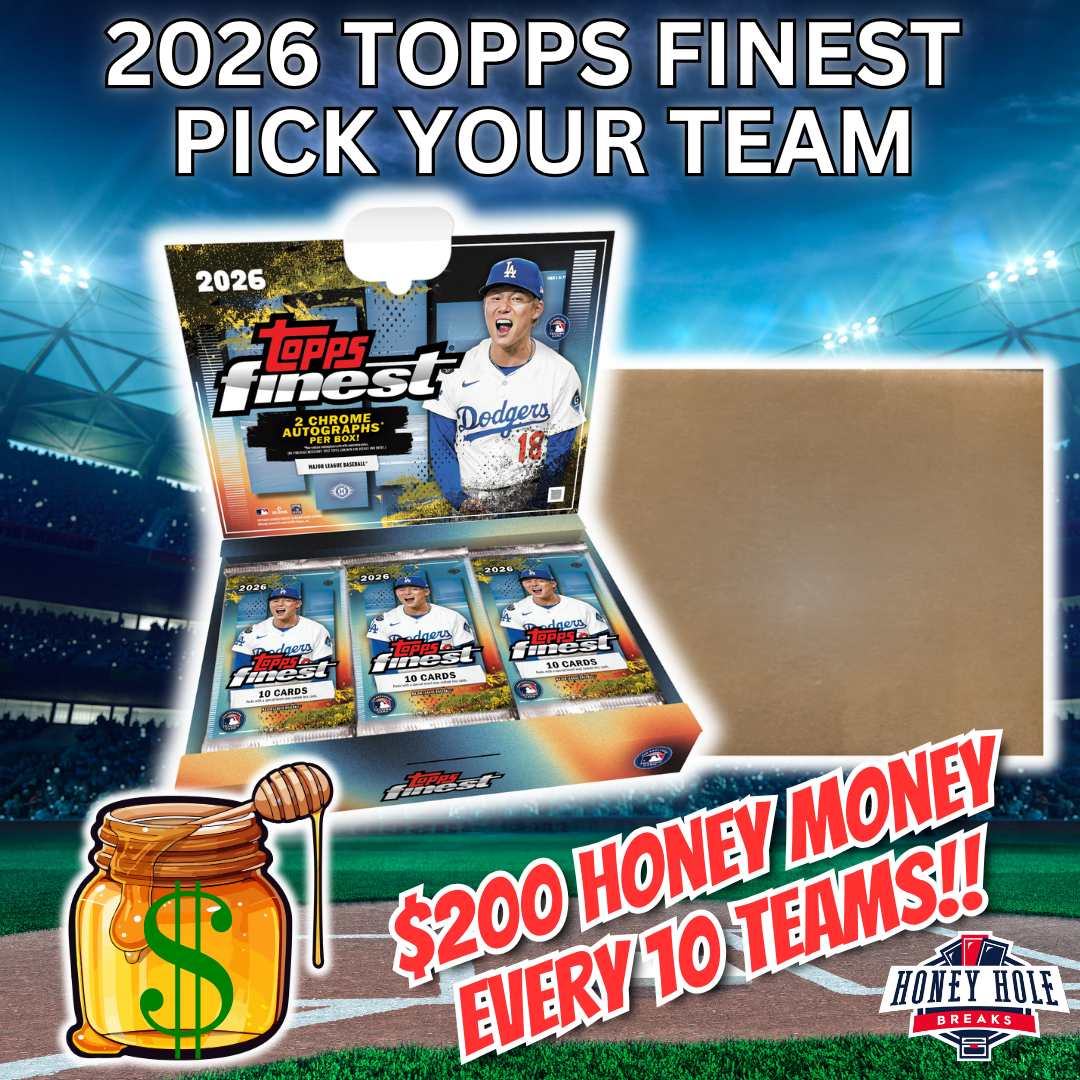 FULL CASE (8x) 2026 Topps Finest Baseball Hobby- PICK YOUR TEAM Break #1862