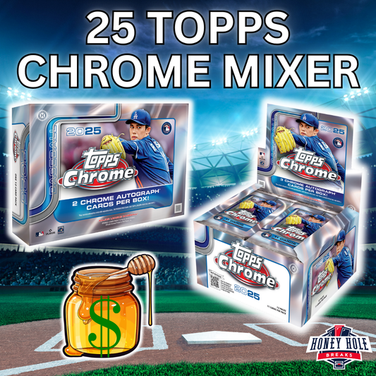 1x '25 Topps Chrome Jumbo, 1x '25 Topps Chrome Breaker's Delight - 3 RANDOM TEAM Break #1075