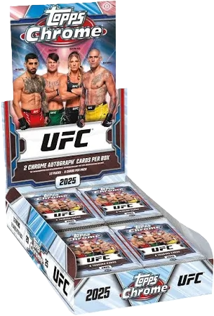 2025 Topps UFC Chrome Hobby Box